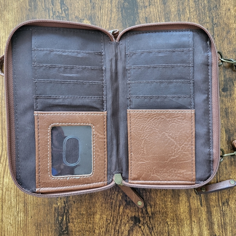 B.O.C. Brown Crossbody Bag - Picture 2 of 6